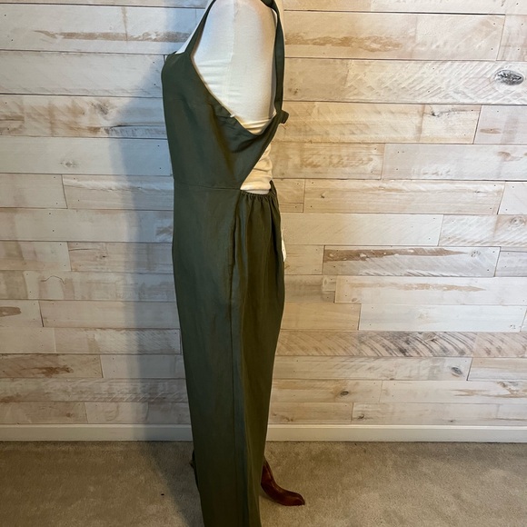 NWT Anthropologie size XS green jumpsuit - Picture 11 of 11